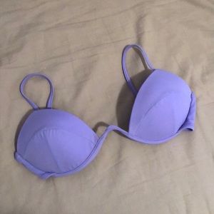 Lavender push up bikini top
